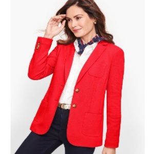 NWT Talbots Aberdeen Red Blazer